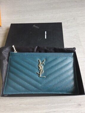 Saint Laurent Zip Card Pouch